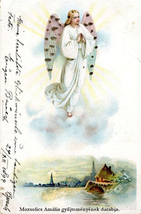 Mozsolics Amália képeslapja