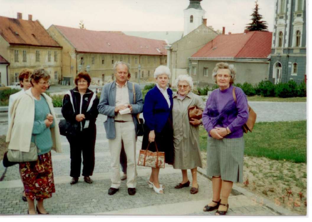 Tóth Béla a túrázók körében (1993)
